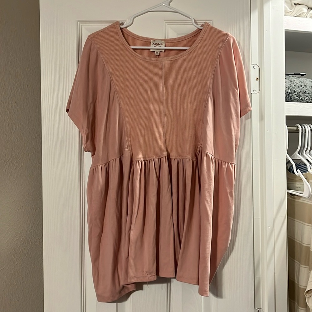 Pink Flowy Top